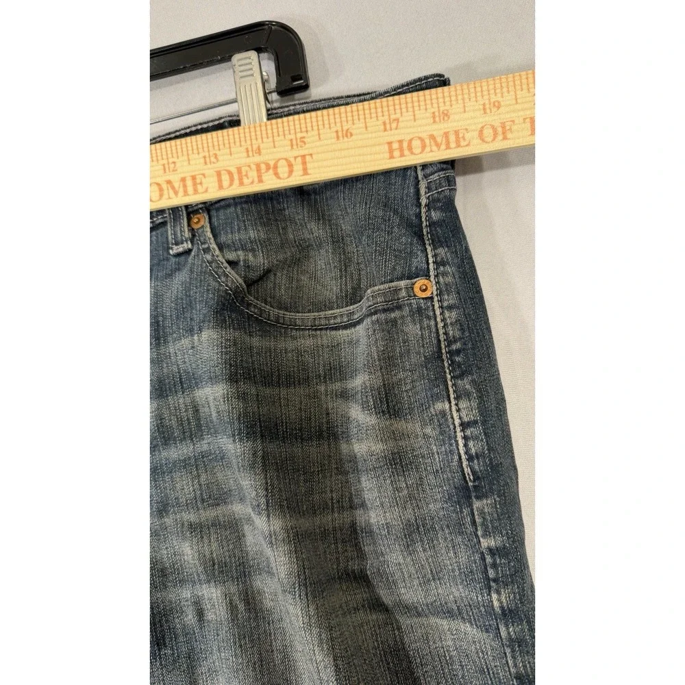 Levi's 505 Jeans Medium Wash‎ Fade Blue Jeans True Size 36/32
